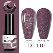 LILYCUTE Thermal Nail Gel Polish 3 Layers Temperature Shiny Color nail polish hozanas4life LC-110  