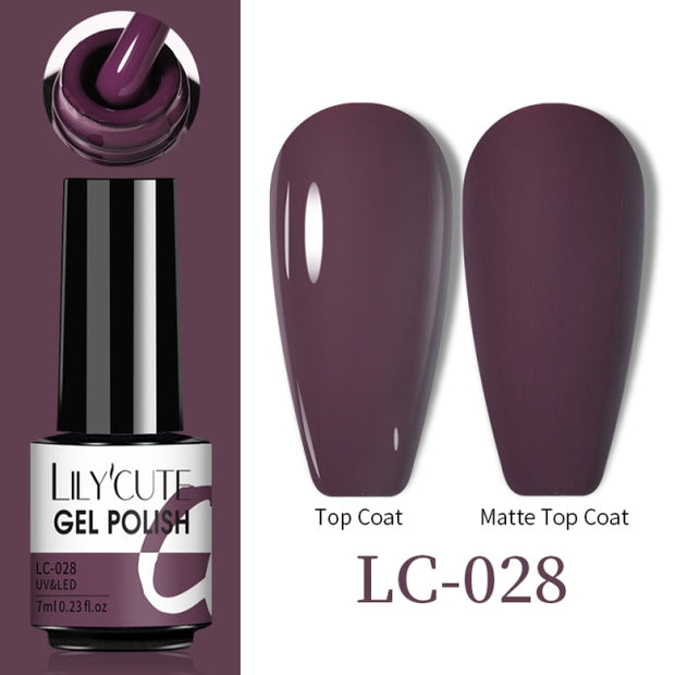 LILYCUTE Thermal Nail Gel Polish 3 Layers Temperature Shiny Color nail polish hozanas4life LC-028  