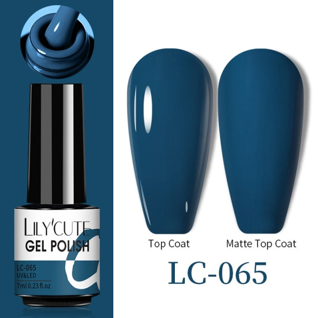 LILYCUTE Thermal Nail Gel Polish 3 Layers Temperature Shiny Color nail polish hozanas4life LC-065  