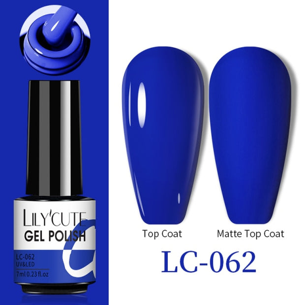 LILYCUTE Thermal Nail Gel Polish 3 Layers Temperature Shiny Color nail polish hozanas4life LC-062  