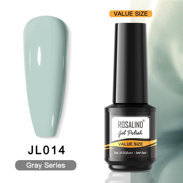 ROSALIND Gel Nail Polish Plastic Bottle 70Colors Gel Polish nail polish hozanas4life RAI-JL014  