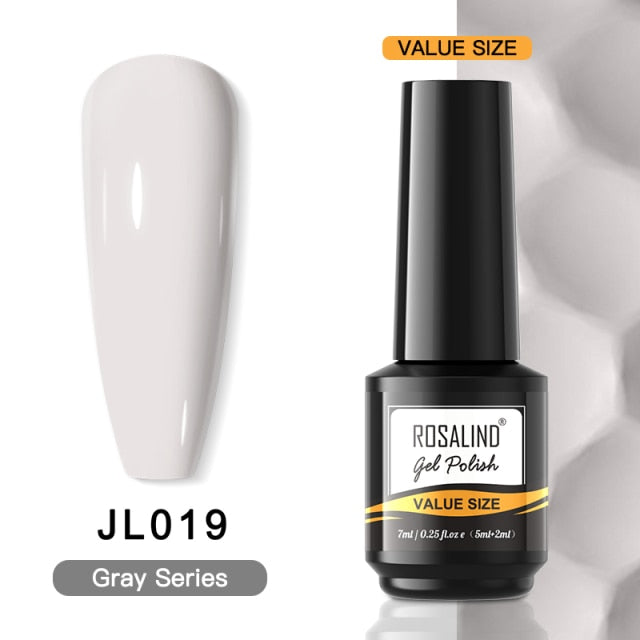 ROSALIND Gel Nail Polish Plastic Bottle 70Colors Gel Polish nail polish hozanas4life RAI-JL019  