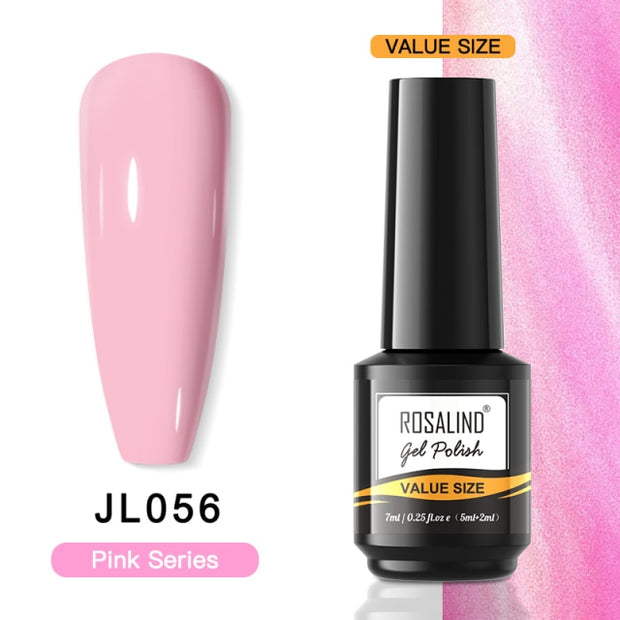 ROSALIND Gel Nail Polish Plastic Bottle 70Colors Gel Polish nail polish hozanas4life RAI-JL056  