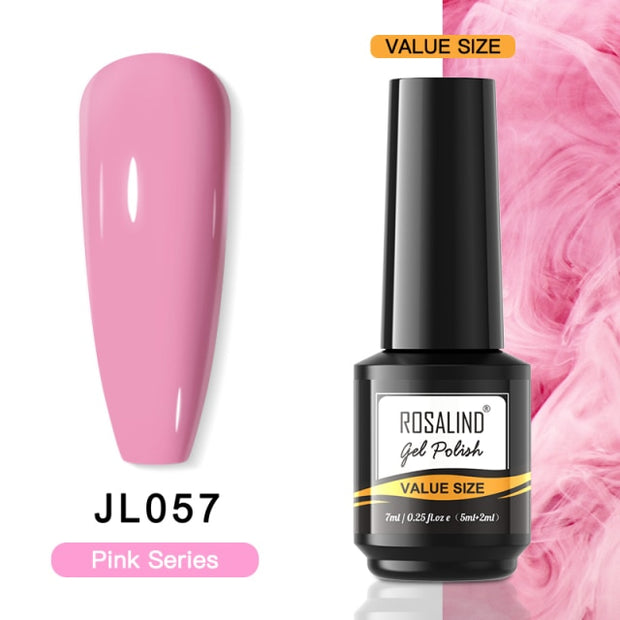 ROSALIND Gel Nail Polish Plastic Bottle 70Colors Gel Polish nail polish hozanas4life RAI-JL057  