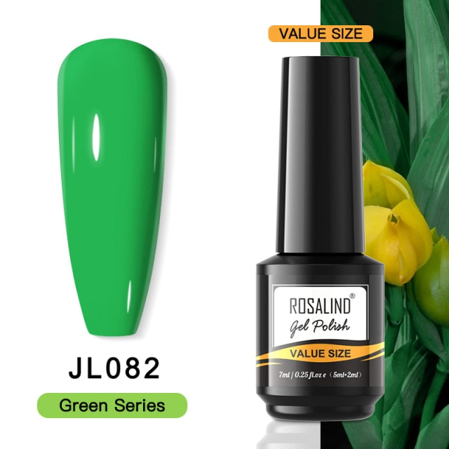 ROSALIND Gel Nail Polish Plastic Bottle 70Colors Gel Polish nail polish hozanas4life RAI-JL082  