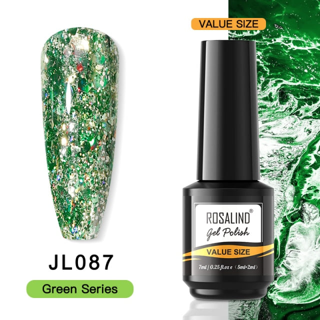ROSALIND Gel Nail Polish Plastic Bottle 70Colors Gel Polish nail polish hozanas4life