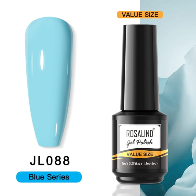ROSALIND Gel Nail Polish Plastic Bottle 70Colors Gel Polish nail polish hozanas4life RAI-JL088  