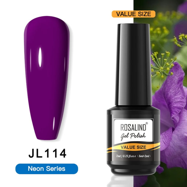 ROSALIND Gel Nail Polish Plastic Bottle 70Colors Gel Polish nail polish hozanas4life   