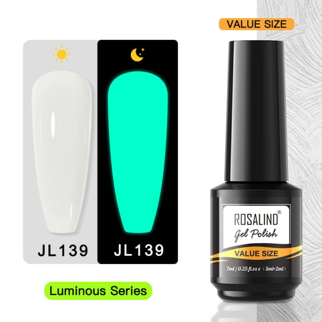 ROSALIND Gel Nail Polish Plastic Bottle 70Colors Gel Polish nail polish hozanas4life RAI-JL139  
