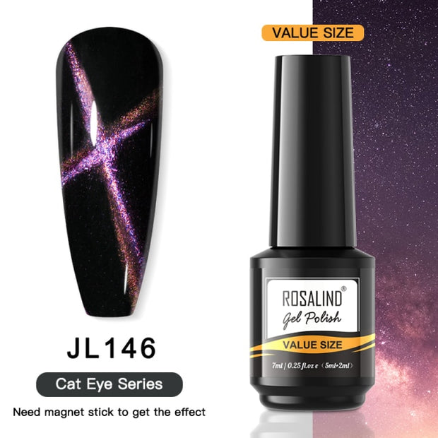 ROSALIND Gel Nail Polish Plastic Bottle 70Colors Gel Polish nail polish hozanas4life RAI-JL146  