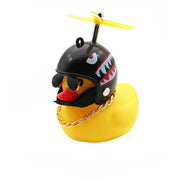 Car Cute Duck with Helmet Broken Wind Small Yellow Duck Bike Motorcycle Car Cute Duck with Helmet hozanas4life Y shark  