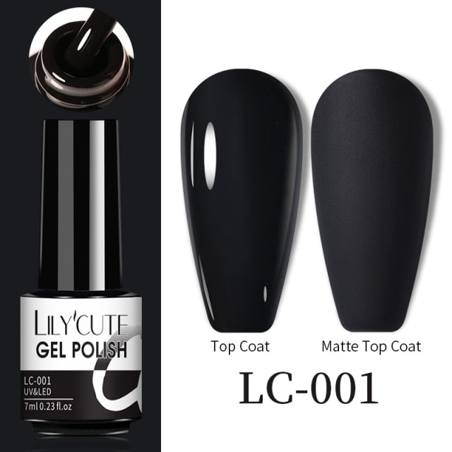 LILYCUTE Thermal Nail Gel Polish 3 Layers Temperature Shiny Color nail polish hozanas4life LC-001  