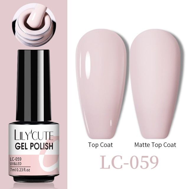 LILYCUTE Thermal Nail Gel Polish 3 Layers Temperature Shiny Color nail polish hozanas4life   