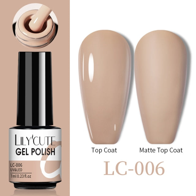 LILYCUTE Thermal Nail Gel Polish 3 Layers Temperature Shiny Color nail polish hozanas4life   