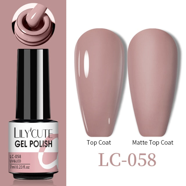 LILYCUTE Thermal Nail Gel Polish 3 Layers Temperature Shiny Color nail polish hozanas4life   