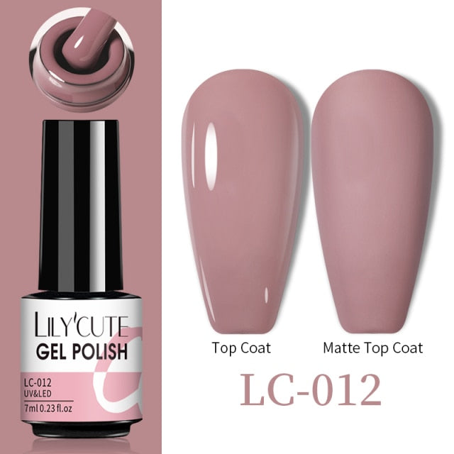 LILYCUTE Thermal Nail Gel Polish 3 Layers Temperature Shiny Color nail polish hozanas4life   