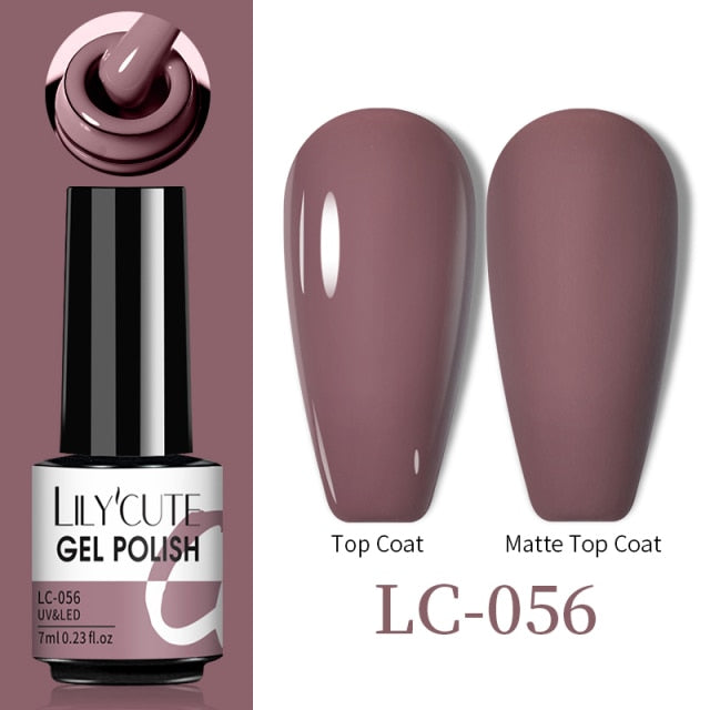 LILYCUTE Thermal Nail Gel Polish 3 Layers Temperature Shiny Color nail polish hozanas4life   