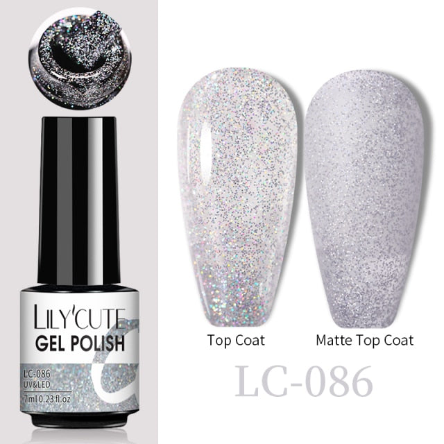 LILYCUTE Thermal Nail Gel Polish 3 Layers Temperature Shiny Color nail polish hozanas4life   