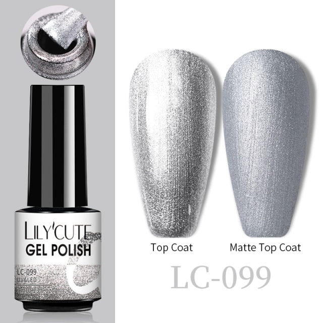 LILYCUTE Thermal Nail Gel Polish 3 Layers Temperature Shiny Color nail polish hozanas4life   