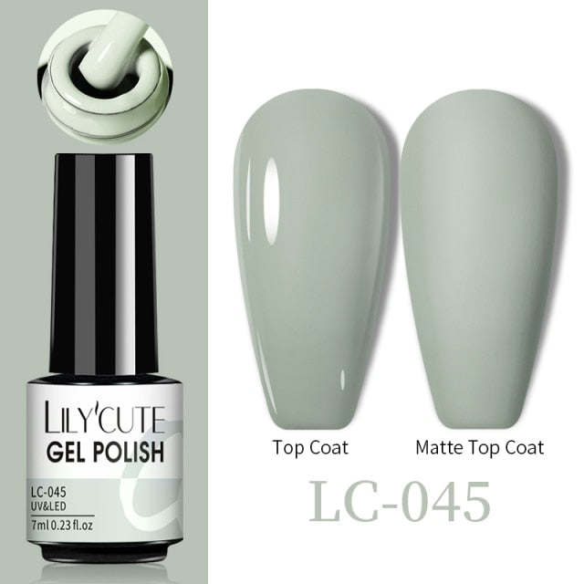 LILYCUTE Thermal Nail Gel Polish 3 Layers Temperature Shiny Color nail polish hozanas4life   