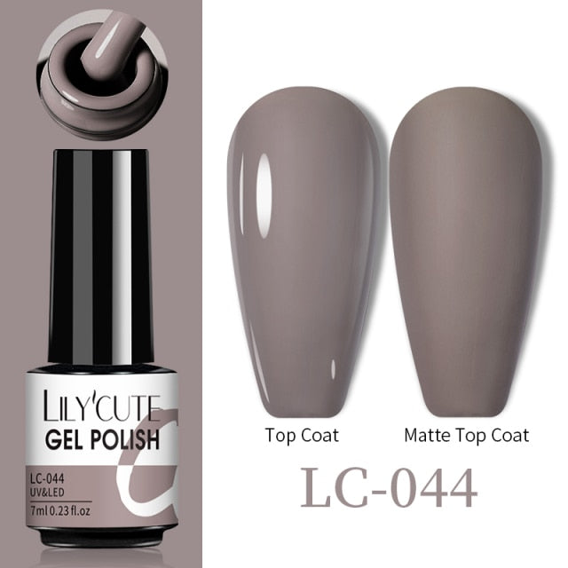 LILYCUTE Thermal Nail Gel Polish 3 Layers Temperature Shiny Color nail polish hozanas4life   