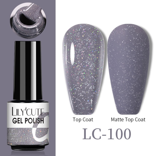 LILYCUTE Thermal Nail Gel Polish 3 Layers Temperature Shiny Color nail polish hozanas4life   