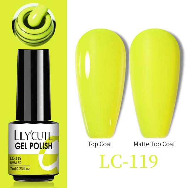 LILYCUTE Thermal Nail Gel Polish 3 Layers Temperature Shiny Color nail polish hozanas4life   