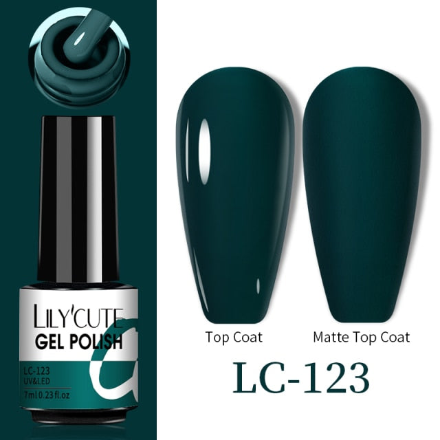 LILYCUTE Thermal Nail Gel Polish 3 Layers Temperature Shiny Color nail polish hozanas4life   