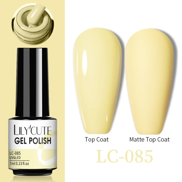 LILYCUTE Thermal Nail Gel Polish 3 Layers Temperature Shiny Color nail polish hozanas4life   