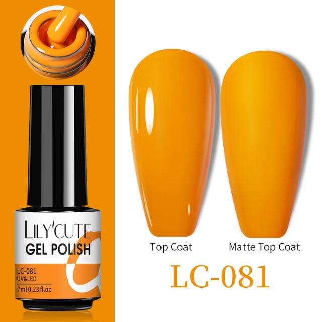 LILYCUTE Thermal Nail Gel Polish 3 Layers Temperature Shiny Color nail polish hozanas4life   