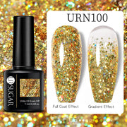 UR SUGAR 7.5ml Glitter UV Gel Nail Polish Glitter Sequins Soak Off nail polish hozanas4life URN100  