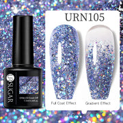 UR SUGAR 7.5ml Glitter UV Gel Nail Polish Glitter Sequins Soak Off nail polish hozanas4life URN105  