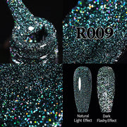 UR SUGAR 7.5ml Glitter UV Gel Nail Polish Glitter Sequins Soak Off nail polish hozanas4life Reflective URR009  