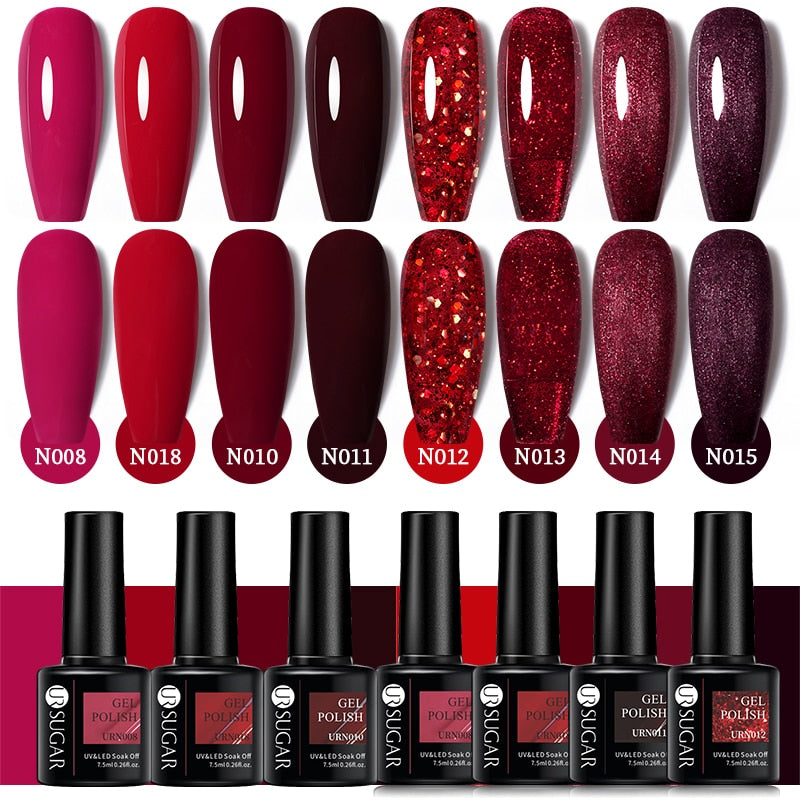 UR Sugar 7.5ML Gel Polish Manicure For Nails Christmas Semi Permanent nail polish hozanas4life   