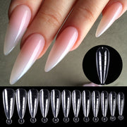 Acrylic Extension False Nail Tips Sculpted Full Cover Nail Tips Fake glowing nails  hozanas4life   