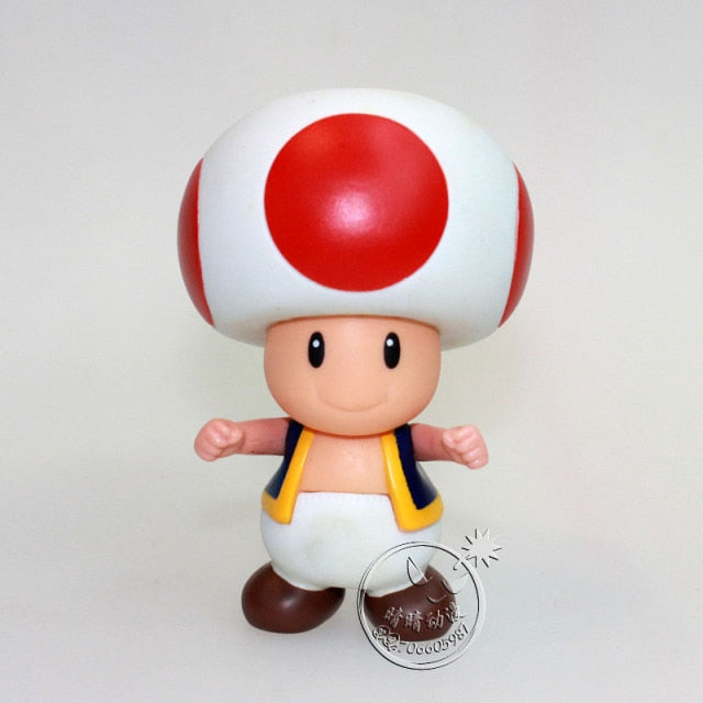 Super Mario Bros Luigi Yoshi Donkey Kong Wario PVC Action Toy Figure super Mario toy hozanas4life as show 5  