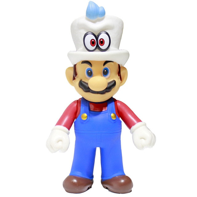 Super Mario Bros Luigi Yoshi Donkey Kong Wario PVC Action Toy Figure super Mario toy hozanas4life as show 20  