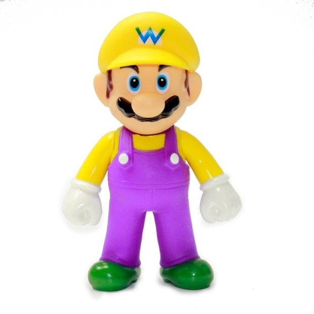 Super Mario Bros Luigi Yoshi Donkey Kong Wario PVC Action Toy Figure super Mario toy hozanas4life as show 24  