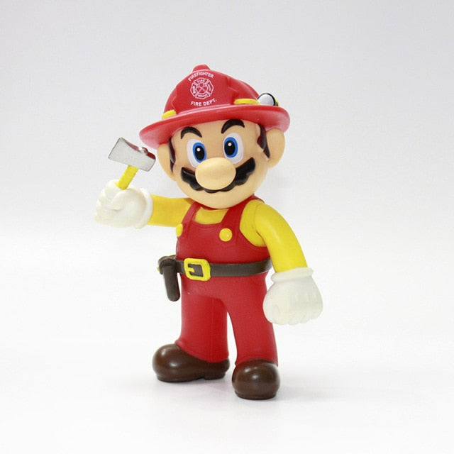 Super Mario Bros Luigi Yoshi Donkey Kong Wario PVC Action Toy Figure super Mario toy hozanas4life as show 33  