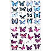 1Pcs Water Nail Decal and Sticker Flower Leaf Tree Green Simple Manicure Nail Art Watermark Manicure Decor Nail Stickers hozanas4life 2Pcs TA623-631  