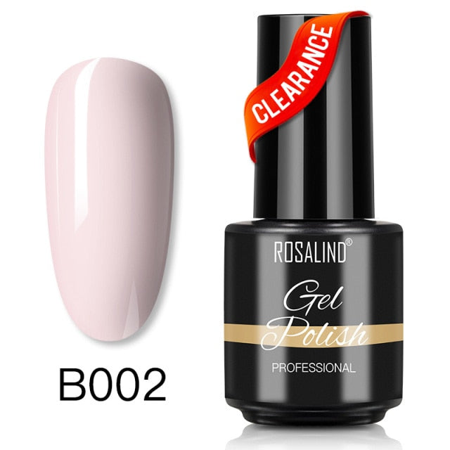 ROSALIND Gel Nail Polish Plastic Bottle 70Colors Gel Polish nail polish hozanas4life SLA-B002  