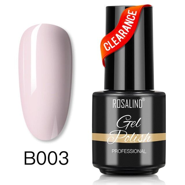 ROSALIND Gel Nail Polish Plastic Bottle 70Colors Gel Polish nail polish hozanas4life SLA-B003  