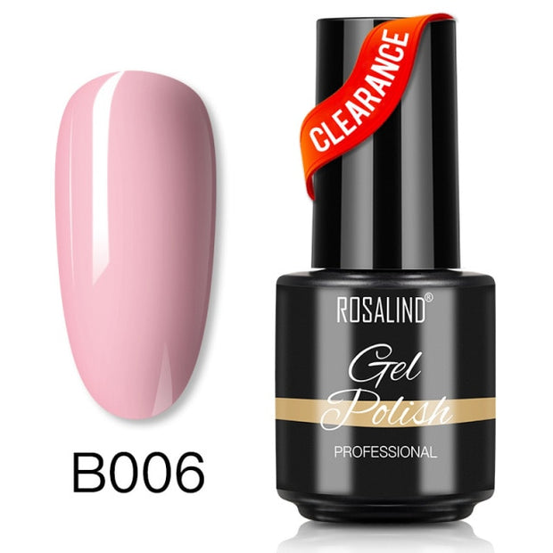 ROSALIND Gel Nail Polish Plastic Bottle 70Colors Gel Polish nail polish hozanas4life SLA-B006  