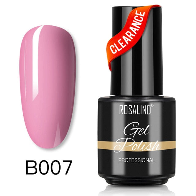 ROSALIND Gel Nail Polish Plastic Bottle 70Colors Gel Polish nail polish hozanas4life SLA-B007  