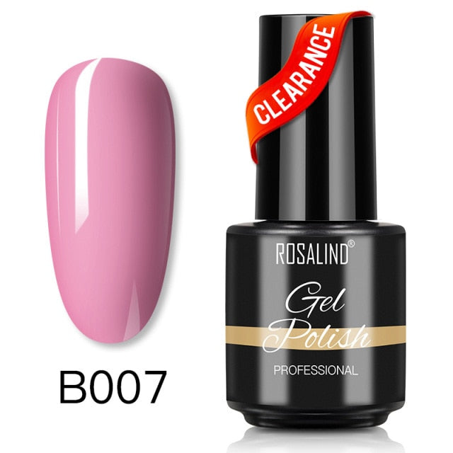 ROSALIND Gel Nail Polish Plastic Bottle 70Colors Gel Polish nail polish hozanas4life SLA-B007  