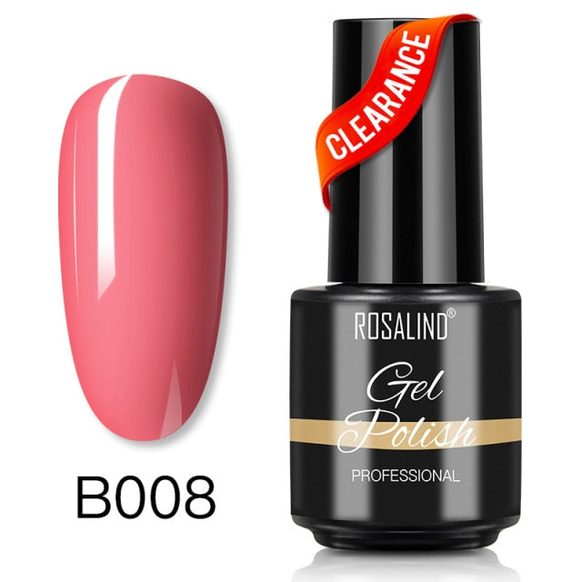ROSALIND Gel Nail Polish Plastic Bottle 70Colors Gel Polish nail polish hozanas4life SLA-B008  