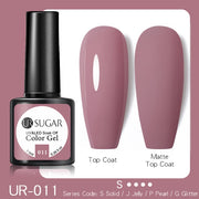 UR SUGAR 7.5ml Glitter UV Gel Nail Polish Glitter Sequins Soak Off nail polish hozanas4life UR-011  