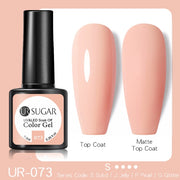 UR SUGAR 7.5ml Glitter UV Gel Nail Polish Glitter Sequins Soak Off nail polish hozanas4life UR-073  