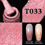 UR SUGAR 7.5ml Glitter UV Gel Nail Polish Glitter Sequins Soak Off nail polish hozanas4life Reflective Thermal33  