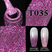 UR SUGAR 7.5ml Glitter UV Gel Nail Polish Glitter Sequins Soak Off nail polish hozanas4life Reflective Thermal35  